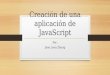 Creación de una aplicación de java script