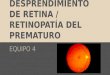 Retinopatía del prematuro, desprendimiento de retina
