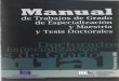 Manual de Trabajos de Grado de Especialización y Maestría y Tesis Doctorales, UPEL, edición 2006