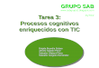 TAREA 3. Resultados: Enriquecimiento de los Procesos Cognitivos con TIC