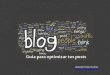 Crea post de calidad en tu Blog