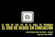 Tema 3: El uso de blogs en educación
