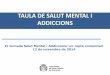 Avaluació de la Taula de Salut mental i addiccions de Santa Coloma de Gramenet