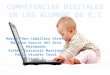 Competencias digitales en educacion infanti