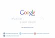 Tips de búsquedas en Google (Preliminar Version)