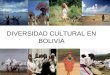la diversidad cultural en bolivia