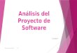 Análisis del Proyecto de Software