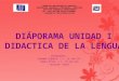 Diaporama unidad i didactica de la lengua upel