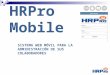 HRPro Mobile - Sistema Móvil para RR.HH