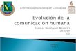 EVOLUCIÓN DE LA COMUNICACIÓN HUMANA