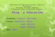 Blogs y educación