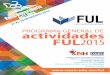 Programa General de Actividades de la FUL 2015