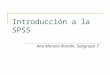 Introducción a la SPSS