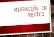 Migración en méxico