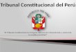Tribunal constitucional del Perú