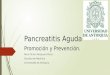 Pancreatitis aguda (promocion y prevencion)