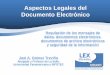 Aspectos Legales de los Documentos Electrónicos