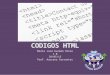 CODIGOS HTML