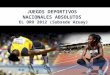 Enlace Ciudadano Nro. 274 -   Juegos deportivos nacionales absolutos