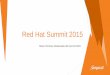 Resumen Técnico Red Hat Summit 2015