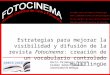 Estrategias para mejorar la visibilidad y difusión de la revista Fotocinema: creación de un vocabulario controlado multilingüe
