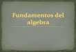 Fundamentos del algebra