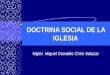 Doctrina Social de La Iglesia