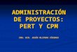 01 Admin. de Proyectos Pert Cpm Investigacion Operativa