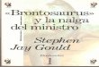 Stephen Jay Gould, Brontosaurus