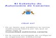 El Estatuto de Autonomía de Canarias