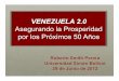 Venezuela 2.0. Asegurando la Prosperidad por los Próximos 50 Años USB 29-6-2012
