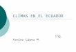 Climas en El Ecuador