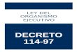 Ley Del Organismo Ejecutivo (VERSIÓN LIBRO de Bolsillo) guatemala