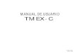 TMEX-C - Users Manual - Chapter 1 (Spanish)
