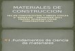 Materiales de Construccion - Clase 1
