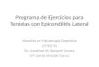 Programa de Ejercicios Para Tenistas Con Epicondilitis Lateral (1)