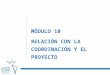 Módulo 10--Relación Con La Coordinación y El Proyecto - V 1 0-3 05 12