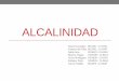 2. Alcalinidad