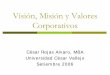 Visión, Misión y Valores Corporativos