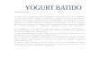 Informe  Yogurt