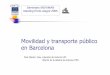 mobilidad y transporte en barcelona
