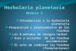 Presentacion Modulo I Herbolaria Planetaria