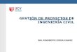 GESTION DE PROYECTOS DE INGENIERIA CIVIL
