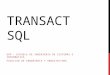 TRANSACT2 SQL