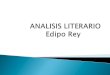 Analisis Literario Edipo Rey