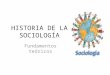 Historia de La Sociología