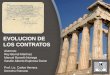 Exposicion Evolucion de Los Contratos en el derecho romano