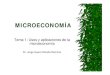 Usos y aplicaciones de la microeconomía