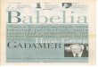 Gadamer (Babelia. El País, 25-03-2000)