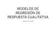 Modelos de Regresión de Respuesta Cualitativa
